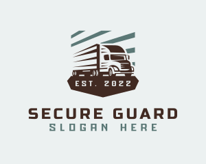 Trailer Truck Speed Delivery logo