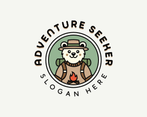 Adventure Bear Camper logo design