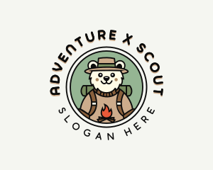 Adventure Bear Camper logo design