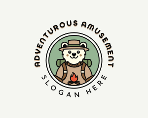 Adventure Bear Camper logo design