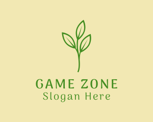 Green Seedling Plant Logo