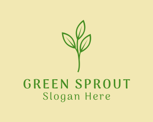 Green Seedling Plant logo