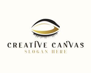  Makeup Artist Eyelashes Beautician  logo design