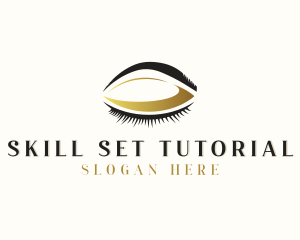  Makeup Artist Eyelashes Beautician  logo design