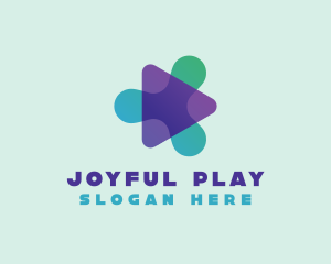 Technology Media Play  logo design