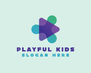 Technology Media Play  logo design