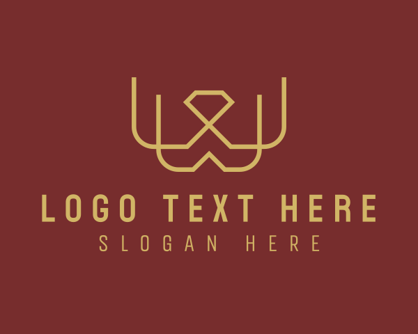 Modern Luxury Jewel Letter W logo