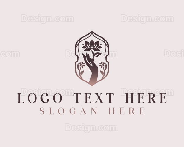 Flower Boutique Fashion Logo