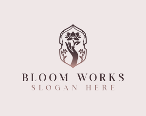 Flower Boutique Fashion logo design