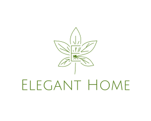 Organic Leaf Wellness Spa logo design