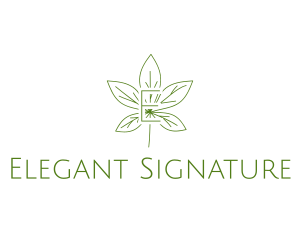 Organic Leaf Wellness Spa logo design