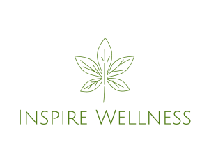 Organic Leaf Wellness Spa logo design