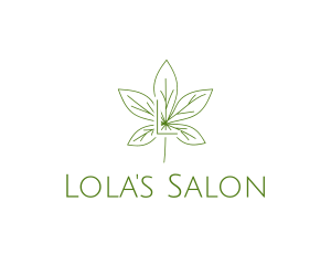 Organic Leaf Wellness Spa logo design