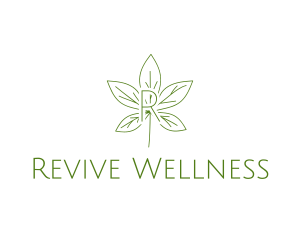 Organic Leaf Wellness Spa logo design