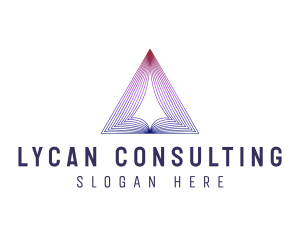 Pyramid Triangle Firm logo design