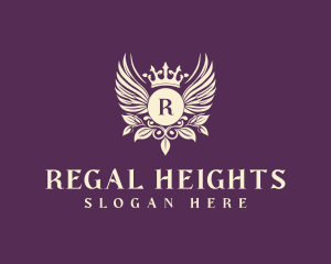 Regal Crown Insignia logo design