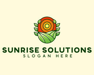 Sun Farm Agriculture logo design