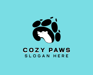 Dog Paw Veterinarian  logo design