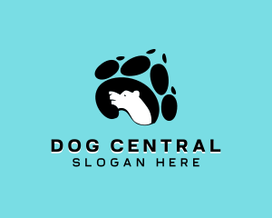 Dog Paw Veterinarian  logo design