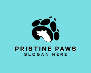 Dog Paw Veterinarian  logo design