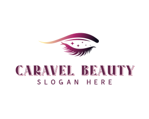 Makeup Eyelash Beauty logo design