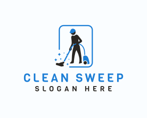 Vacuum Cleaning Janitor logo