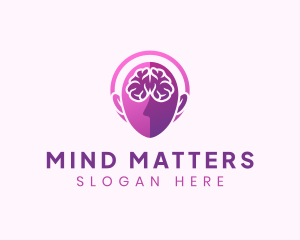 Mind Brain Head logo design