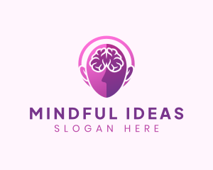 Mind Brain Head logo design