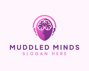 Mind Brain Head logo design