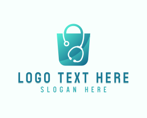 Stethoscope Medical Bag Logo