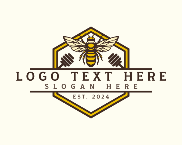 Hexagon logo example 4