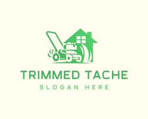 Lawn Grass Mower logo design