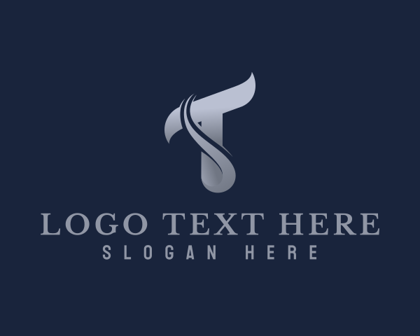 Elegant Studio Letter T logo