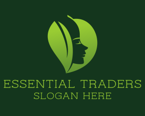 Natural Spa Woman  logo design