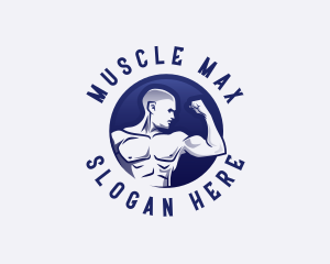 Muscular Fitness Bodybuilder logo