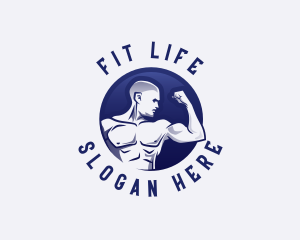 Muscular Fitness Bodybuilder logo