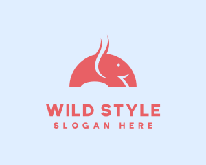 Wild Elephant Safari logo design