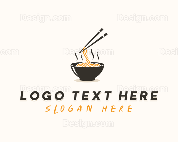 Asian Noodles Ramen Logo