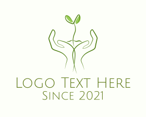 Garden Hand Sprout logo