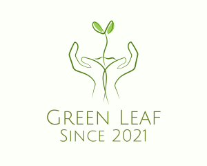 Garden Hand Sprout logo