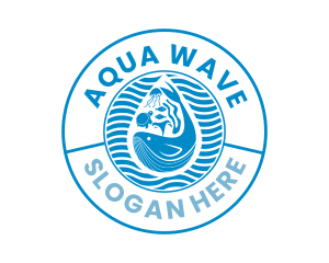 Animals Wave Droplet logo design