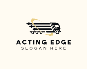 Arrow Cargo Truck  logo design