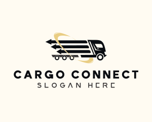 Arrow Cargo Truck  logo design