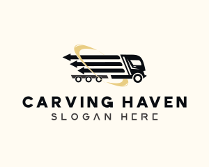 Arrow Cargo Truck  logo design