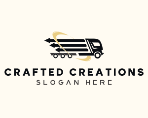 Arrow Cargo Truck  logo design