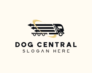 Arrow Cargo Truck  logo design