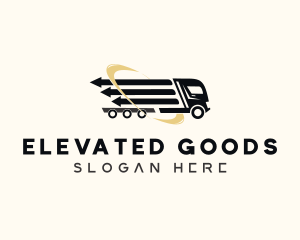 Arrow Cargo Truck  logo design