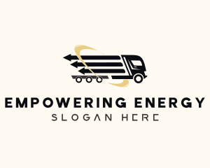 Arrow Cargo Truck  logo design