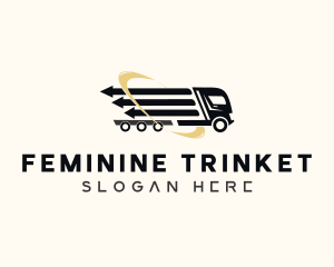 Arrow Cargo Truck  logo design