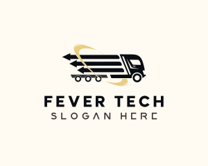 Arrow Cargo Truck  logo design